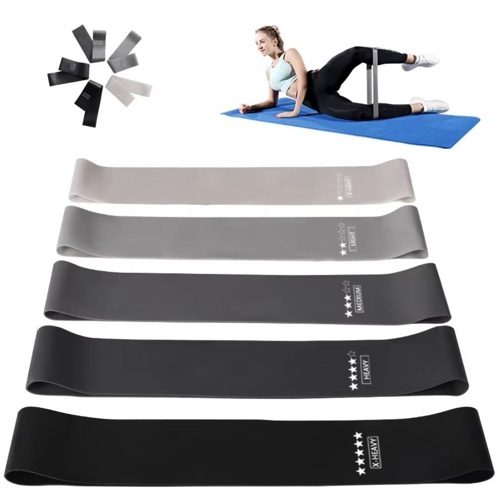 Pilates Yoga Circle - 5 قطعة TPE أربطة مقاومة للياقة