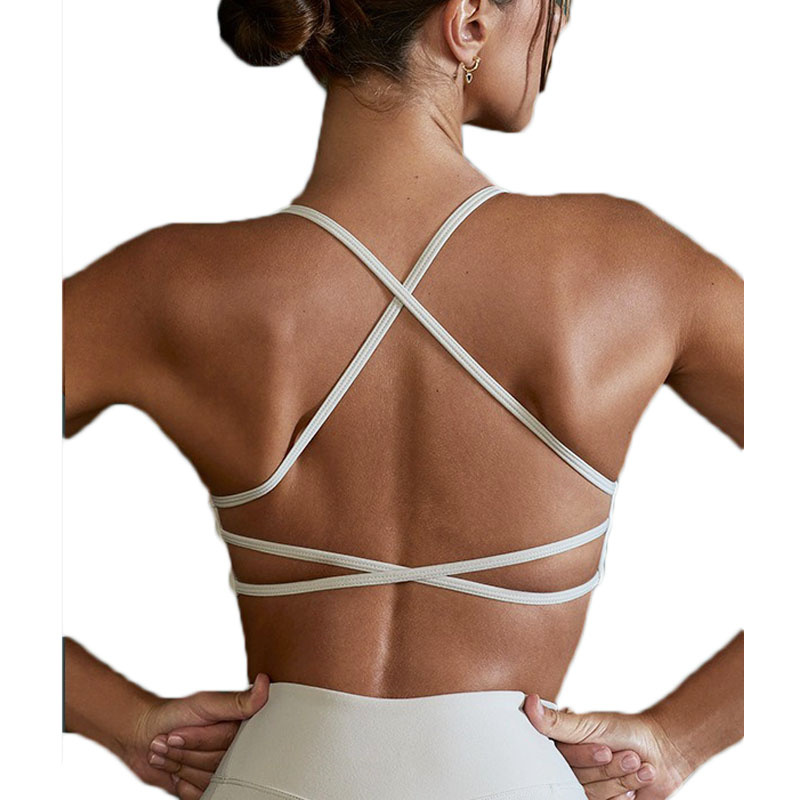 Pilates Yoga Top - Aiithuug تقاطعات الظهر اليوغا الصدرية مثير