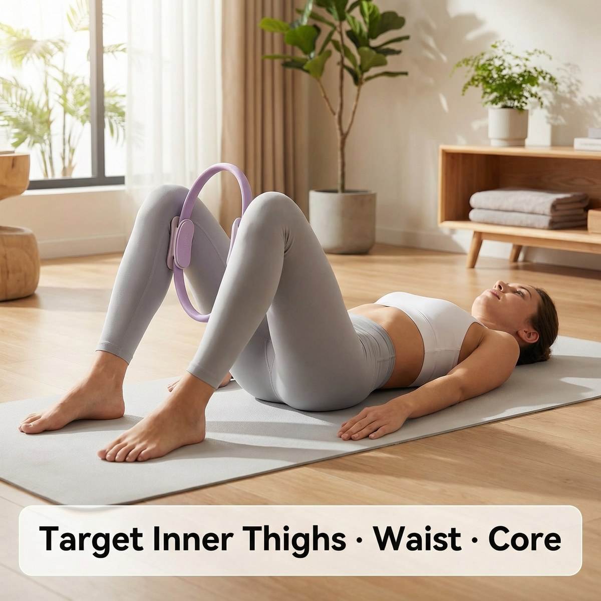 Pilates Yoga Circle - حلقة بيلاتس بقطر 38 سم، حلقة