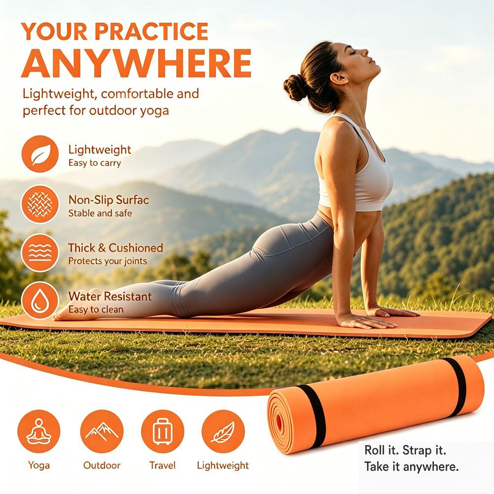 سجادة يوجا مقاس 180 × 50 سم مض - مراجعة Pilates Yoga Shoes وسعره