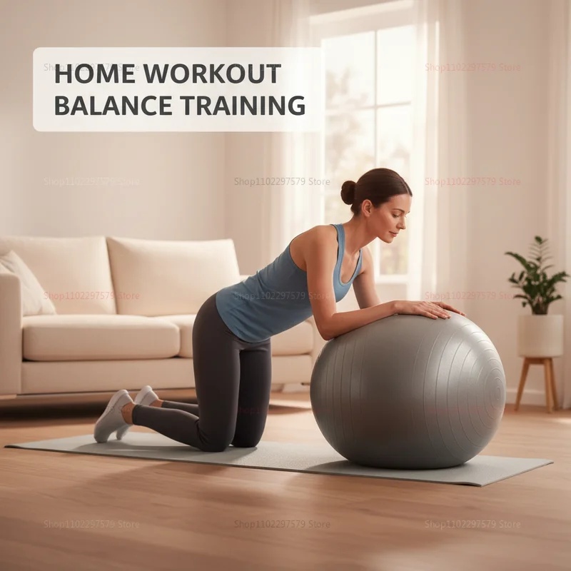كرة يوغا مضادة للانفجار مع مضخ - مراجعة Pilates Yoga Shoes وسعره