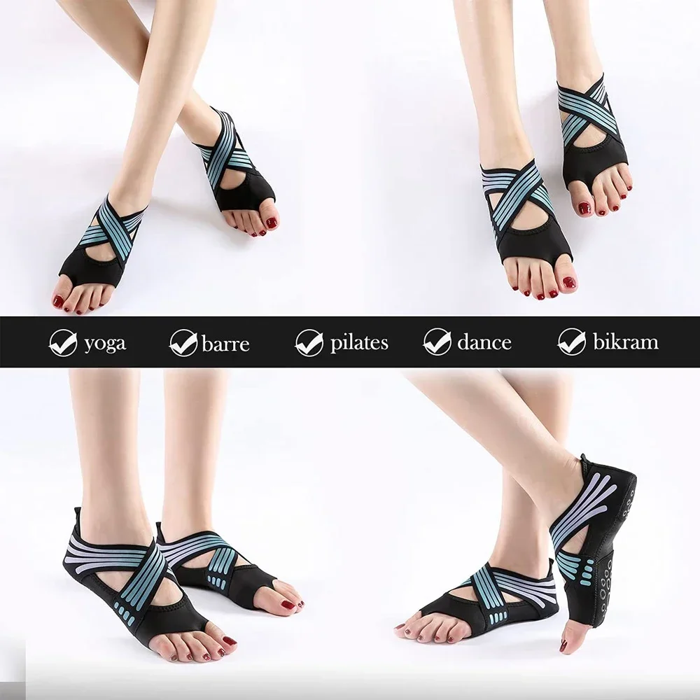 زوج واحد من أحذية اليوجا الاحت - مراجعة Pilates Yoga Shoes وسعره