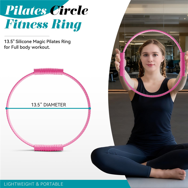 حلقة يوغا سيليكون صديقة للبيئة - مراجعة Pilates Yoga Circle وسعره